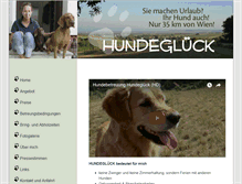 Tablet Screenshot of hundeglueck.eu